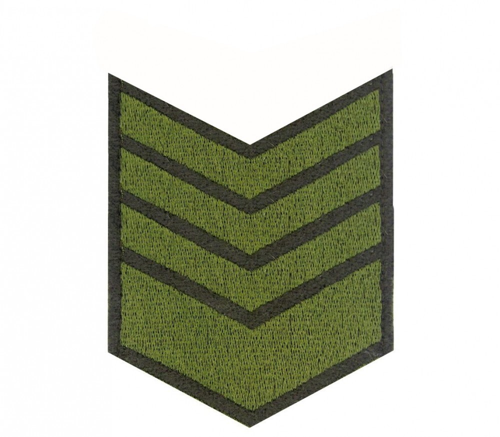 Нашивка за выслугу 8 лет оливковая (на липучке)