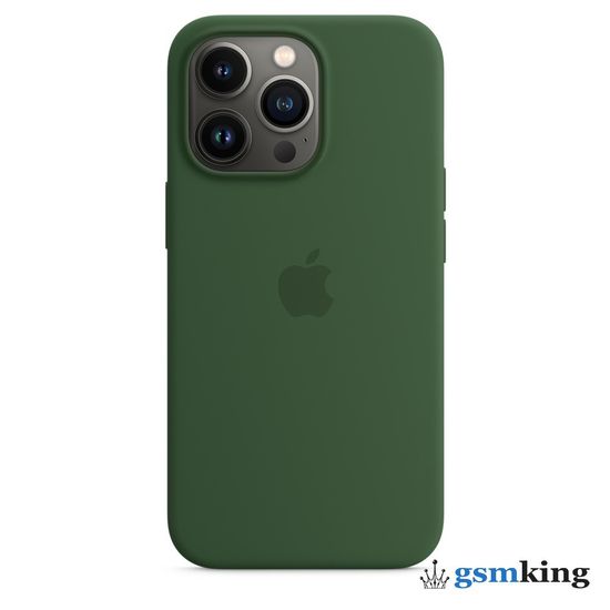 Apple Silicone Case with MagSafe iPhone 13 Pro Clover «Зелёный клевер» MM2F3ZE/A
