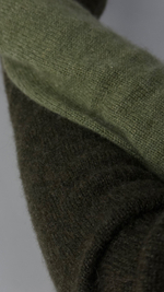 Пряжа Mongolia Cashmere 26/2 (100% кашемир) 1300 м/100 гр, хаки меланж