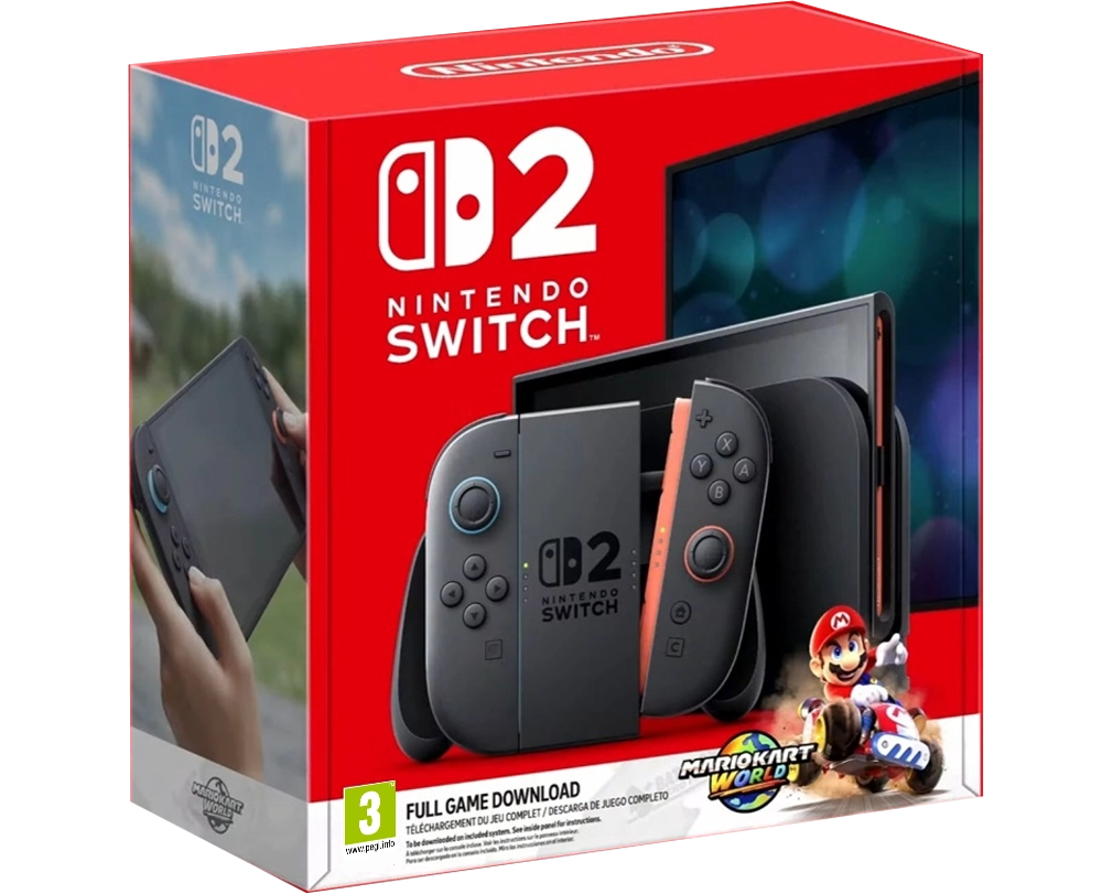 Nintendo Switch 2 Bundle (Код загрузки Mario Kart World) Новый