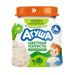 Пюре Агуша цветная капуста 80 гр