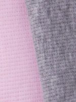 Шапка для девочек осенняя, с ушками серая