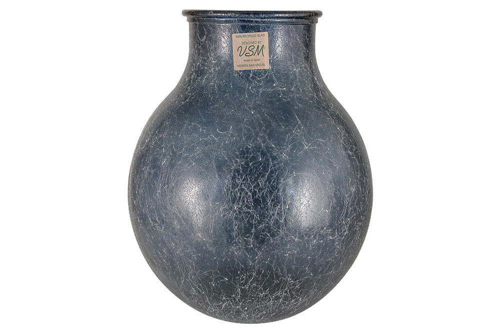 Ваза San Miguel Silk синяя 36 см