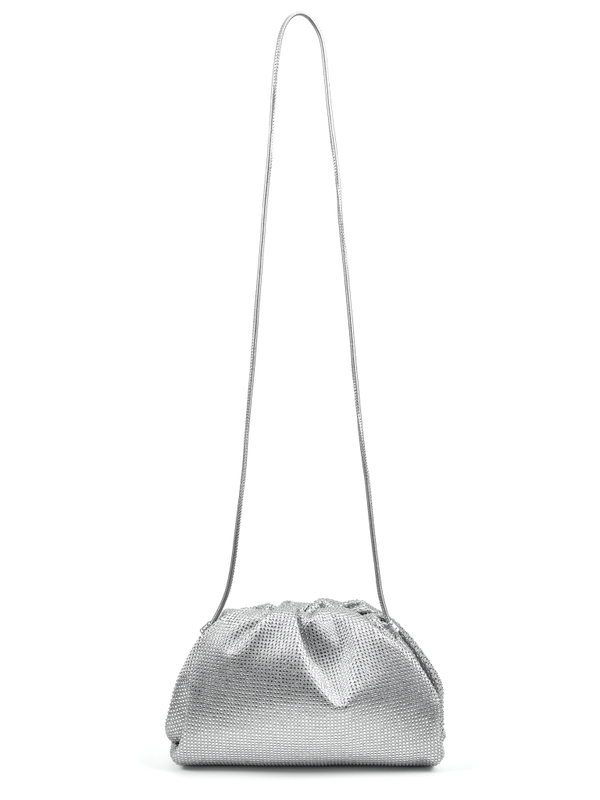 Clutch DIAMOND silver color