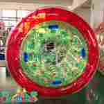 Аттракцион Водный роллер (Гидророллер) "Цветной" ПВХ, 2.2*2*2 м