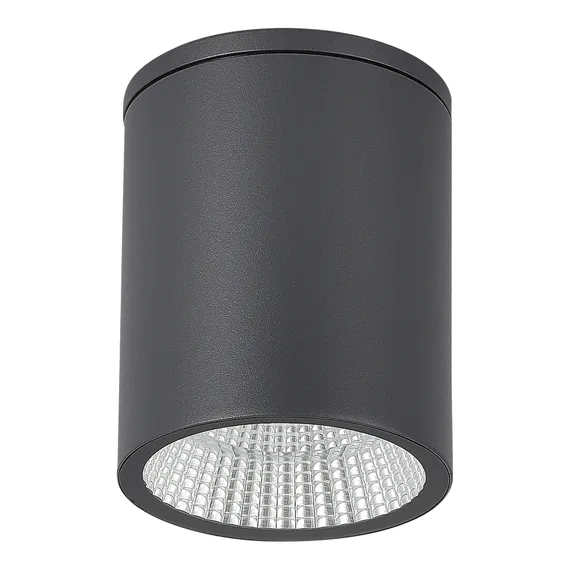 SL9514.712.01 Светильник уличный потолочный ST-Luce серый/белый LED 1*12W 3000K/4000K/6500K TUBO