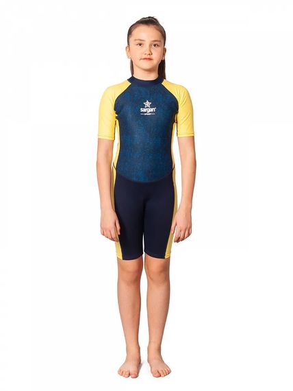 Гидрокостюм детский Sargan Sport 1082/BL 2 мм синий/песочный
