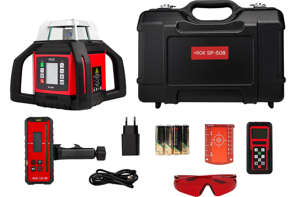 Ротационный нивелир RGK SP-508 с автоподстройкой 727212