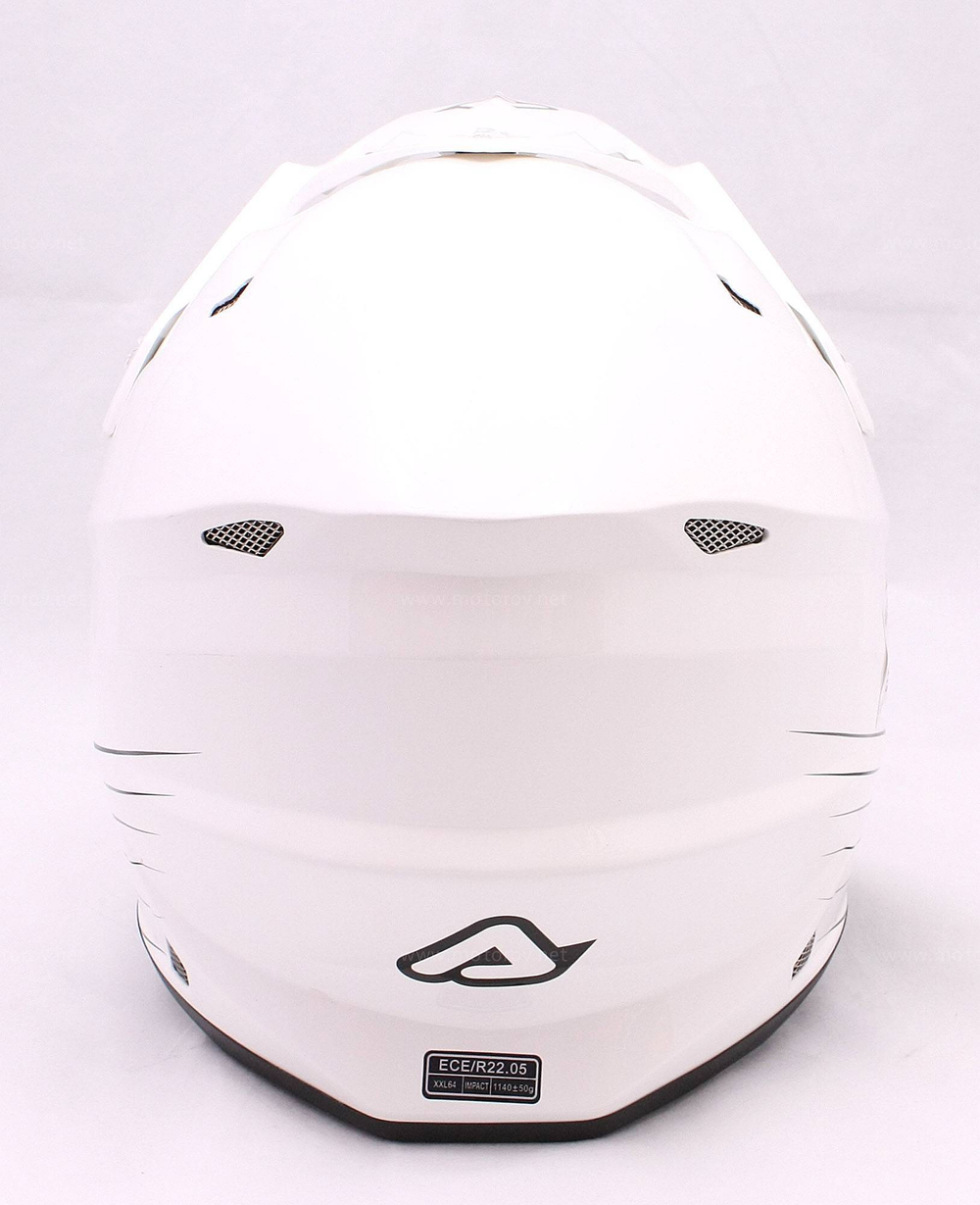 Шлем кроссовый ACERBIS IMPACT FULL WHITE