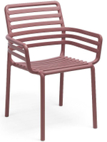 Кресло пластиковое Nardi Doga, марсала