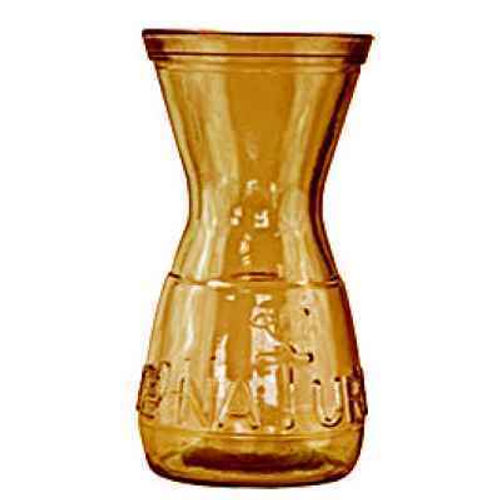 Ваза стекло 21 см 1,2 л коричневая