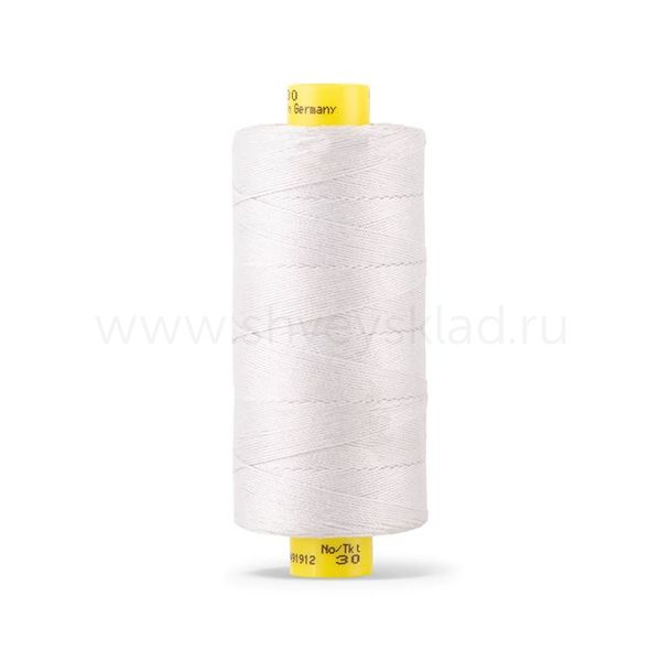 Нитка Gutermann Mara 30 (300 метров), 1 кат., для отстрочки | 008 суровый