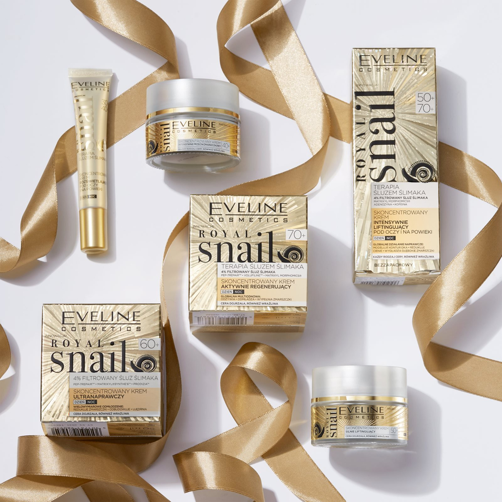 Eveline Cosmetics Royal Snail - дневной и ночной крем 60+ с омолаживающим эффектом /   50  ml  / GTIN 5901761980981