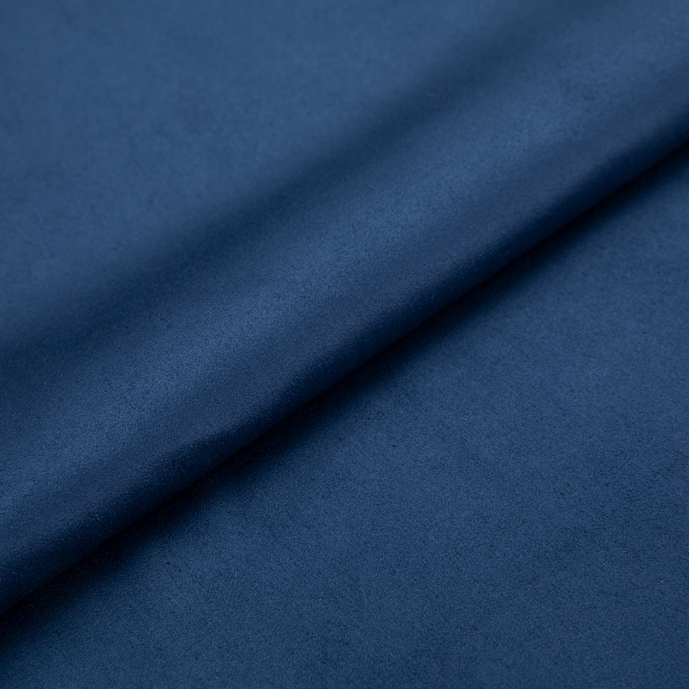 Замша искусственная отрез 35х50 см, 175±5 г/м², 19-4027 navy (т.синий), Peppy Woven Suede