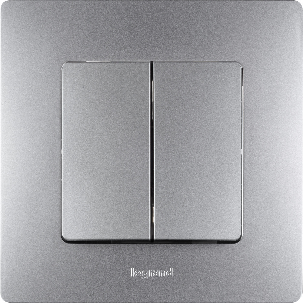 Рамка 1 пост алюминий ETIKA Legrand