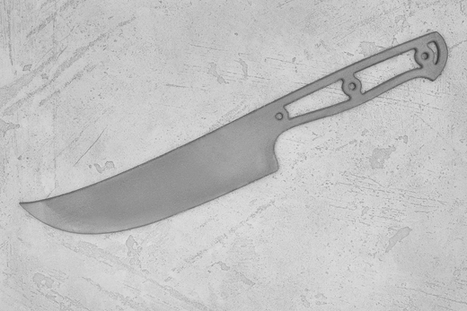 Заготовка для ножа, сталь VG-10 2,8мм. Модель "Аппарель НП170" с клинком 170мм, ТО 62-63HRC