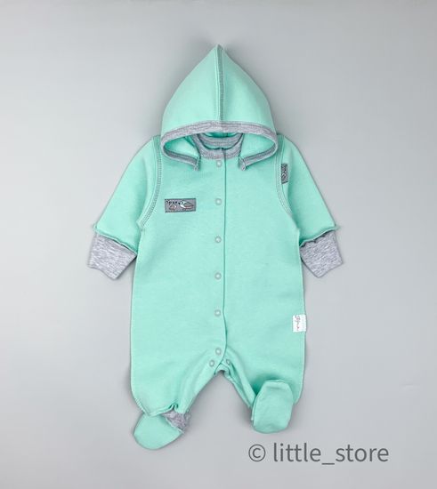 Комбинезон утепленный "Нежный возраст" Ментоловый