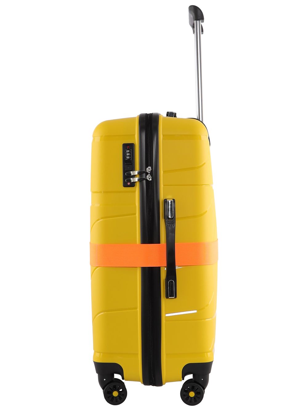 Чемодан 463 / С ремнем / Полипропилен