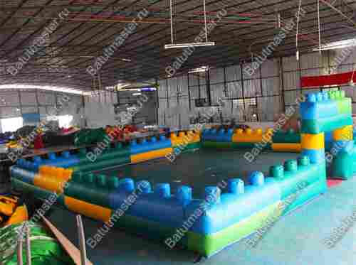 Надувная игровая комната "Лего" размер 5*5*1,5 м