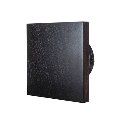 Вытяжной тонкий вентилятор для ванн ММ-Р 09 дерево 90 м³/час с обратным клапаном панель венге