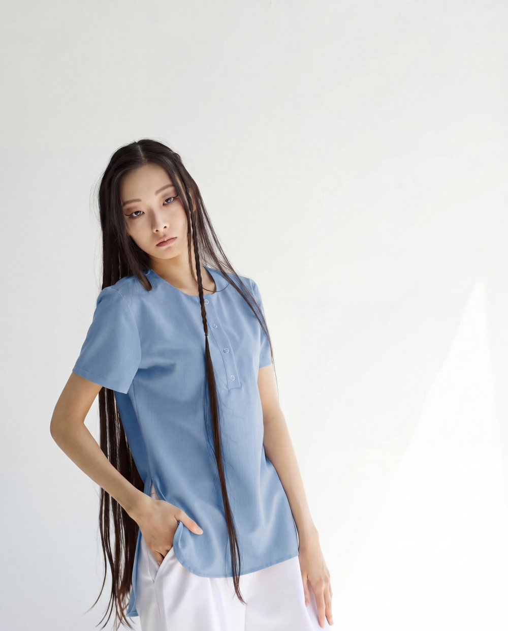 Блуза Medici 015 голубая