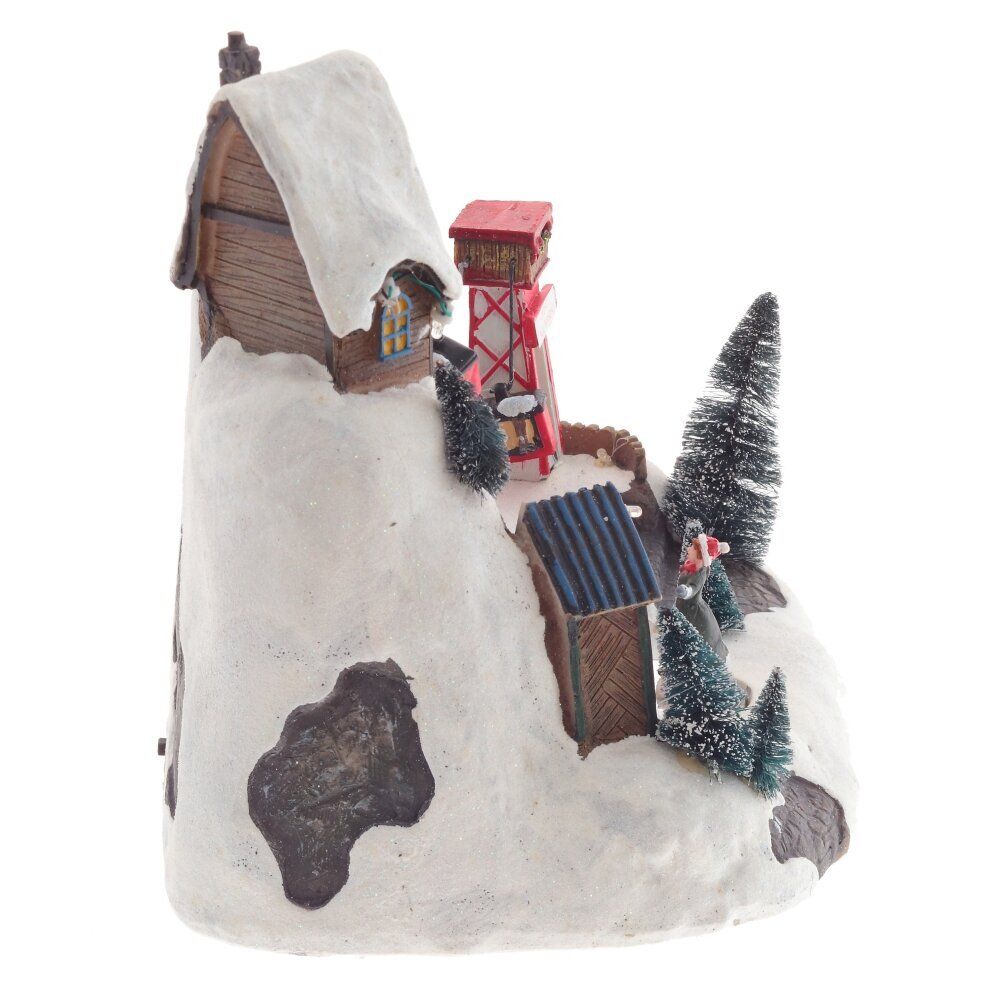 GAEM Фигурка декоративная "Рождество" (4 мелодии, подсвет, движ, 3xAA н/п, +USB), L30,5 W20 H24 см