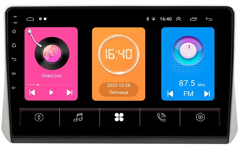Магнитола для Mitsubishi Xpander, Xpander Cross (рамка под 10") - OEM GT10-092 на Android 10, 2Гб-16Гб