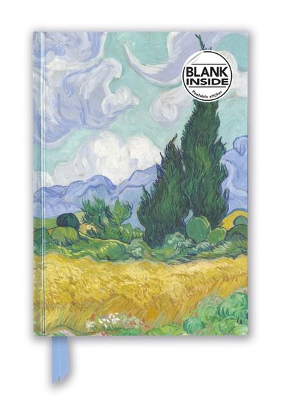Bloknot \ Блокнот \ Notebook  Vincent van Gogh: Wheat Field with Cypresses (Foiled Blank Journal)