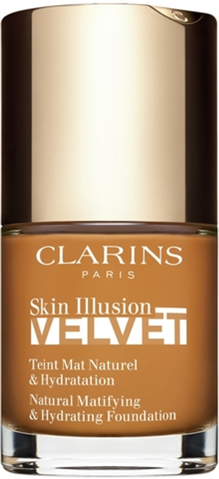 Clarins Skin Illusion Velvet - Тональная основа с матовым финишем и питательным действием оттенок 117N, 30 ml