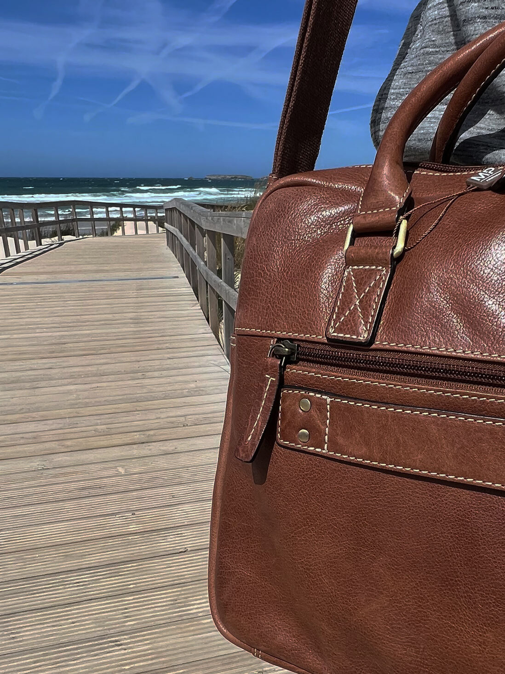 C240001 Camel - Сумка-портфель для ноутбука MP