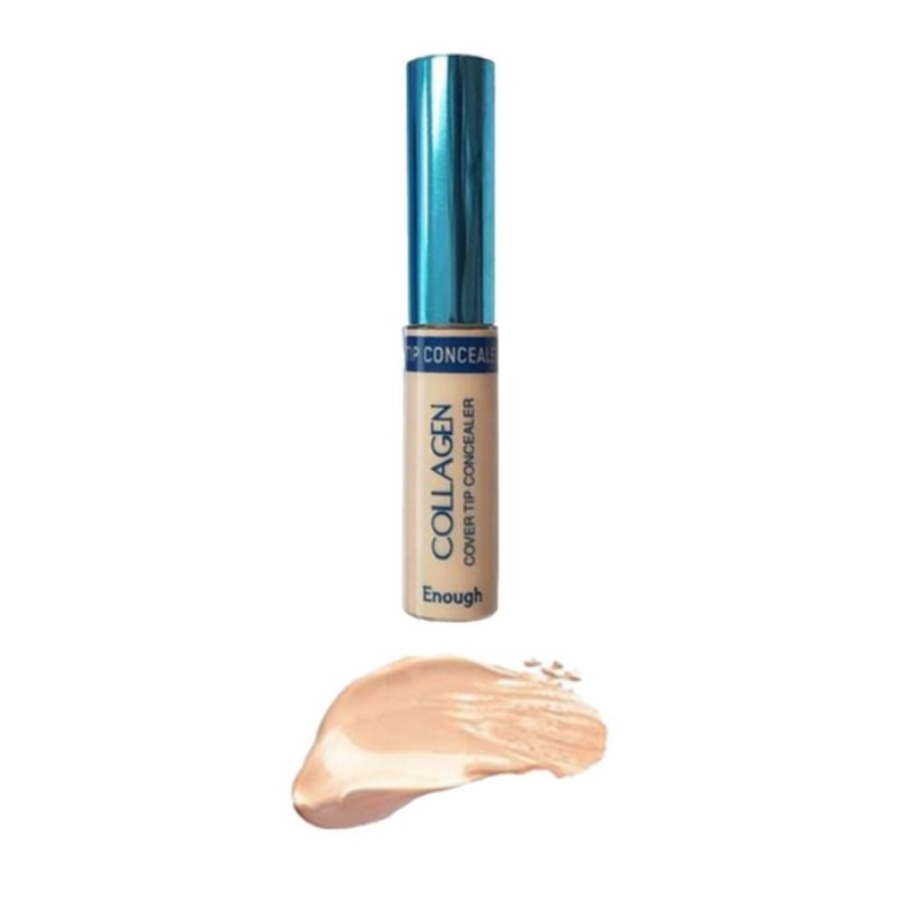 Коллагеновый консилер для лица Enough Collagen Cover Tip Concealer №01 "Light Beige" 5г
