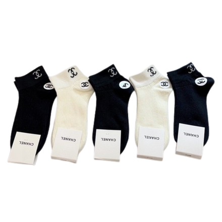 Носки женские короткие тонкие Chanel