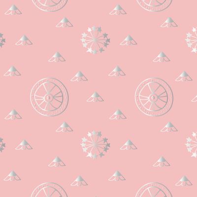 Бесшовный принт со снежинками