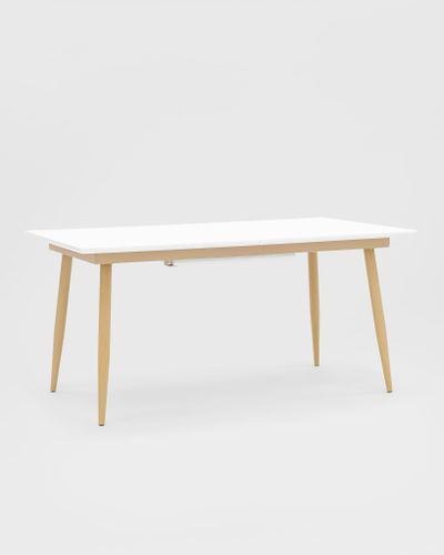 Стол обеденный Стокгольм раскладной 160-220*90 белый