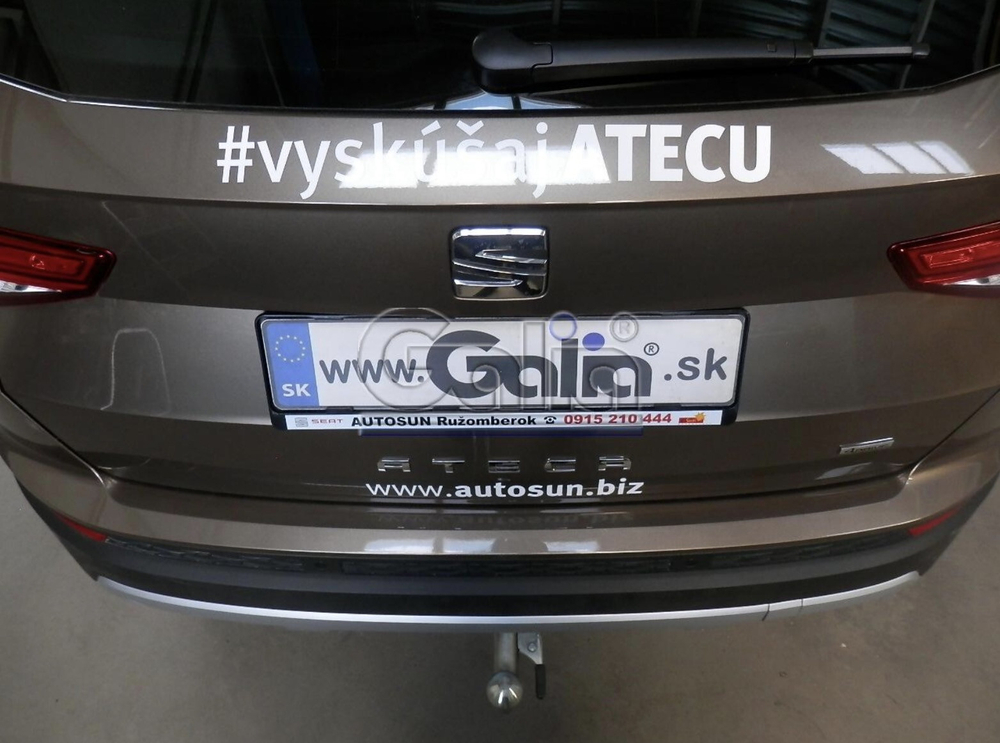 Фаркоп оцинкованный Galia S119A для Skoda Karoq 2018-, Seat Ateca 2016-(паспорт и сертификат в комплекте)(без электрики)