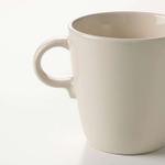 Кружка IKEA FARGKLAR (ФЭРГКЛАР), Керамика, Бежевый, 370 мл