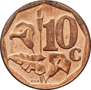 10 центов 2012 ЮАР