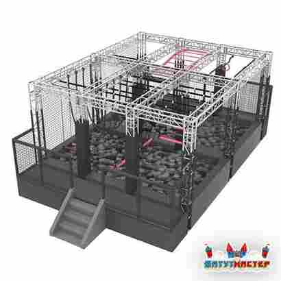 Веревочный парк ниндзя «Высота духа», 10,5×7×4 м