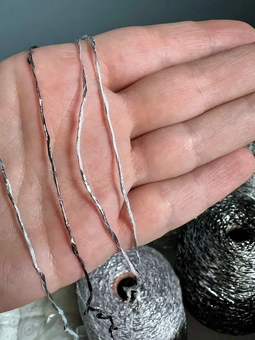 Пряжа Поталь Potalle Vi пряжа с фольгой