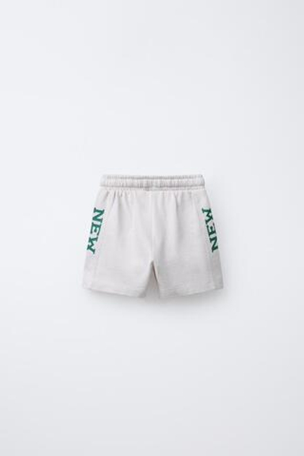 ZARA ШОРТЫ-БЕРМУДЫ, ЦВЕТ ЛЬДА