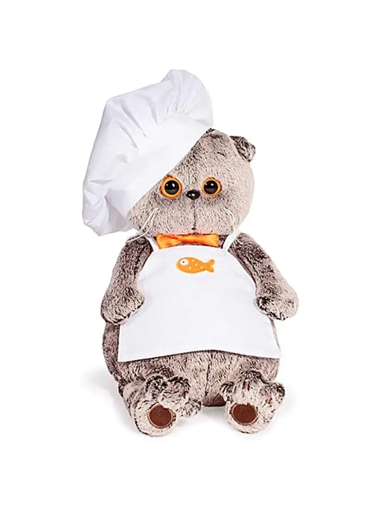 Мягкая игрушка Кот Басик шеф-повар 20 см Ks19-021