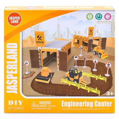 Парковка для спецтехники-4 (в комплекте машинка), коробка