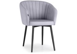 Стул на металлокаркасе Моншау черный / velutto 49