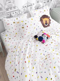 Простынь Сказка "Маски (компаньон)" 150х215 см, перкаль