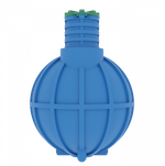 Емкость  подземная для питьевой воды Мультпласт B10 10000 л. горизонтальная (3200x2400x2400см;400кг;синий) - арт.555434.39