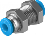 Муфта цанговая для панельного монтажа прямая Festo QSMS-4-100 (комплект 100 шт)