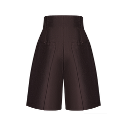 Бермуды с завышенной талией из шелка Дюпион