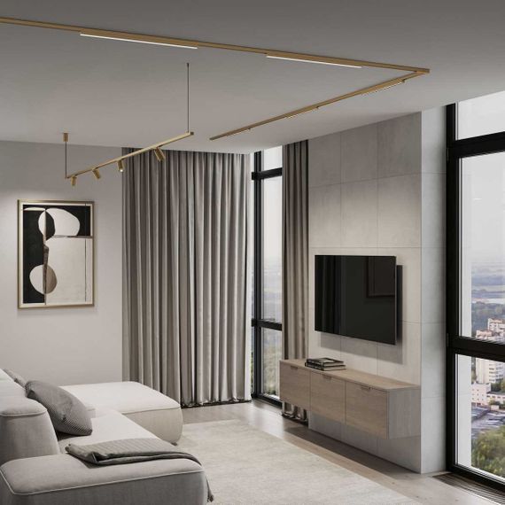 Трековый светильник Elektrostandard Brass Line a071849