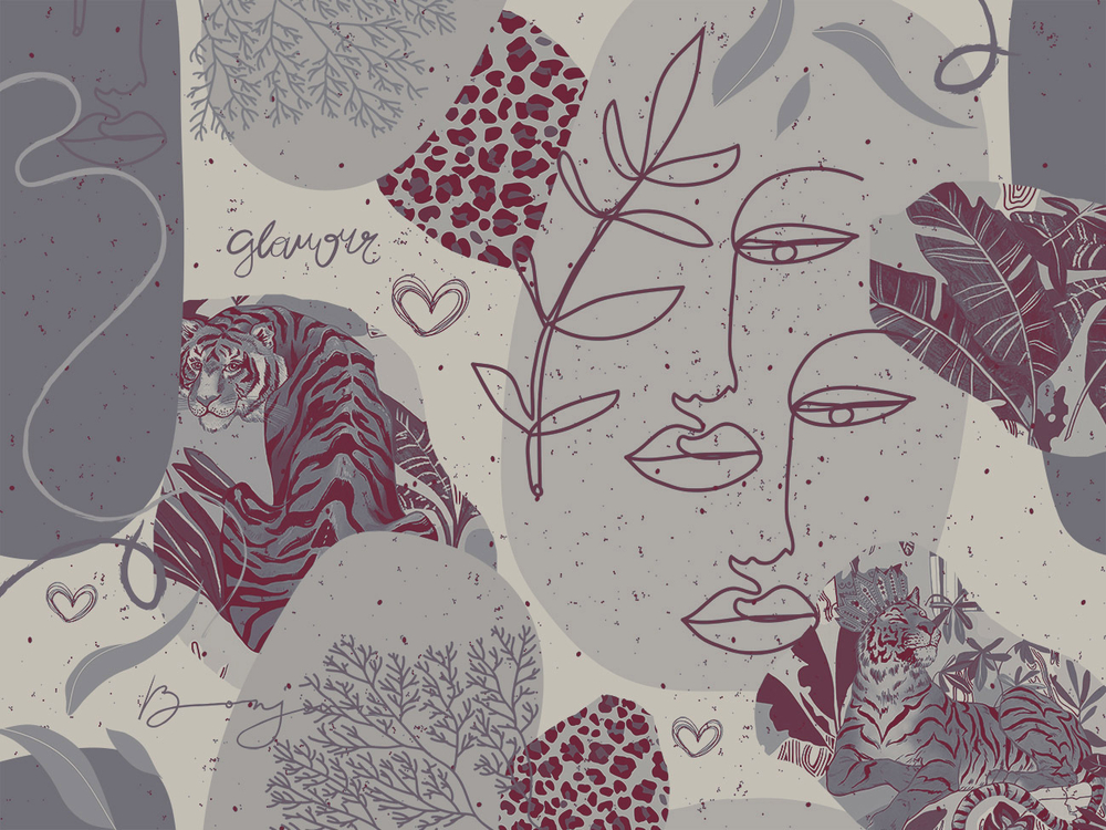 Дизайнерские обои Wall Street La-La-Land