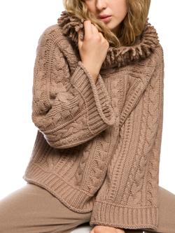Свитер из шерсти и кашемира (Knitted in Germany)